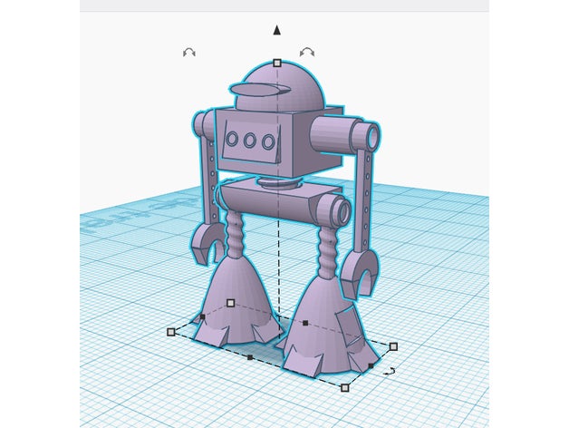 bot tink03 model robots character miniature retro robot robotics toy 3D print model - Mito3D