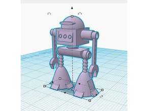 bot tink03 model robots character miniature retro robot robotics toy 3d print model - Mito3D