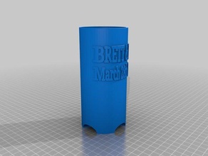 lierre la première conception L'impression 3d de coupe boire tasse coaster verre en plastique pour gobelet 3d print model - Mito3D