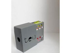 boîte à thé cuisine et salle manger boite de rangement la sachet titulaire plateau porte-sac th 3d print model - Mito3D
