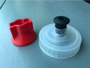 bisiklet su şişesi meme ucu çıkarıcı aracı bontrager Diğerleri uyuyor spor ve açık hava şişe waterbottle trek kapağı 3d print model - Mito3D