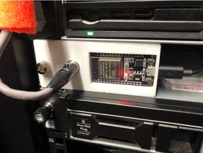 Birim rafa monte olimex-esp32-poe elektronik bağlama raf edin esp32 olimex 3d print model - Mito3D