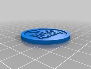 stitch ability tagmy customized round dog tag pets 3d print model - Mito3D