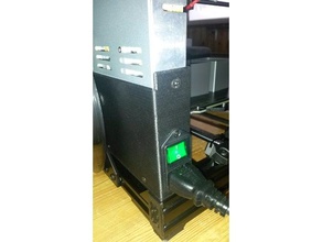 prusa bear slim case mean well lrs-3x0 psu keb2 rear plug 3d printer parts meanwell lrs 350 i3 mk3 3d print model - Mito3D