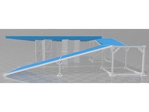 simple landing pad ramp - wh40k buildings & structures 40k warhammer scenery warhammer40k 40000 3d print model - Mito3D