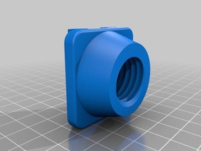 squash ayak yüksekliği ayarlanabilir 3d yazıcı parçaları 3d print model - Mito3D