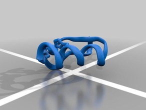 Zink-finger-protein-Modell Biologie 3d print model - Mito3D
