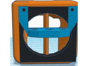 nereus e3d v6 bltouch vorne 3d Drucker Zubehör montieren tevo 3d print model - Mito3D