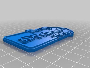 recep les signes et logos personnalisé 3d print model - Mito3D