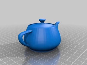 3d printable solid utah teapot sculptures pot tea utah teapot