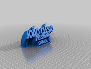 joão clesio office personalizado 3d print model - Mito3D