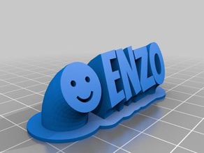 enzo office customized 3d print model - Mito3D