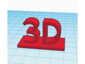 3d işareti sanat 3d print model - Mito3D