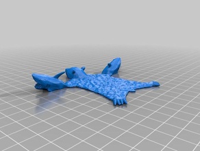 bearshark skin rug toys & games dnd prop pathfinder 3d print model - Mito3D