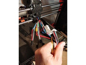 prusa cable holding tail piece mk3 mk3s 3d printer parts management i3 3d print model - Mito3D