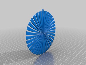 swirled pendant jewelry 3d print model - Mito3D