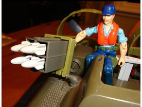 Années 1980 rah gijoe baleine missile assistant de mise à niveau jouets & accessoires jeux 375 gj' joe gj'joe hasbro 3d print model - Mito3D