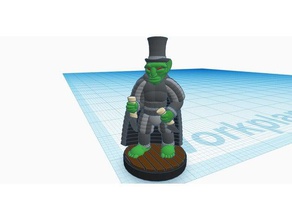 mr black goblin thief rogue d&d pathfinder dnd 3d printing 3d print model - Mito3D