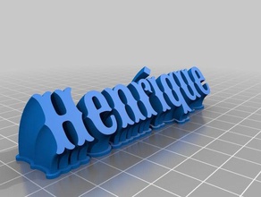 my customized sweeping henrique plate remix office 3d print model - Mito3D