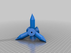 remixed caltrops tools 3d print model - Mito3D