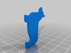 corgi Anahtarlık 2dart köpek yavrusu sihoulette 3d print model - Mito3D