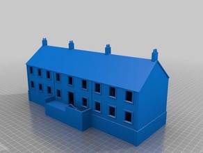 ecole las estructuras de edificios la arquitectura ho escala n 3d print model - Mito3D