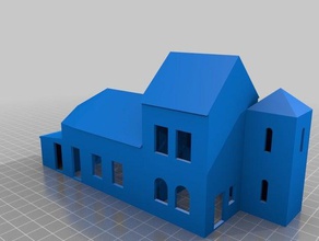 maison, 3 edifici e strutture architettura scala ho n 3d print model - Mito3D
