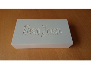 san juan storage box toy & game accessories boardgame inlay 3d print model - Mito3D
