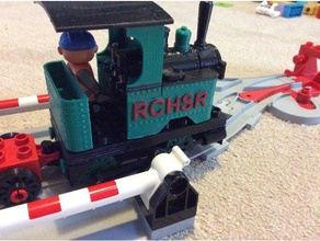 Çift ya da uyumlu bir tren inşaat oyuncaklar lego 3d print model - Mito3D