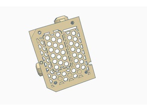 prusa mk3 mk3s einsy Gehäuse Sechskant r4+ 3d-Drucker Teile base board Basis Fall honeycomb modding rambo 3d print model - Mito3D