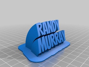 randy murray office customized 3d print model - Mito3D