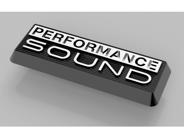 performance sound badge - firebird automotive emblem gta pontiac trans am 3D print model - Mito3D