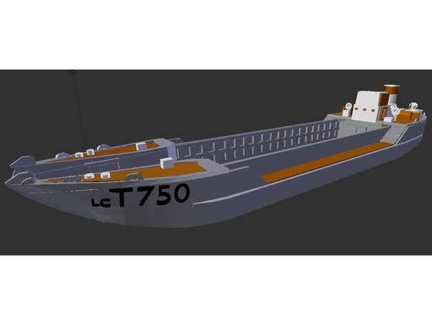 mk4 tank landing craft Fahrzeuge 3D print model - Mito3D
