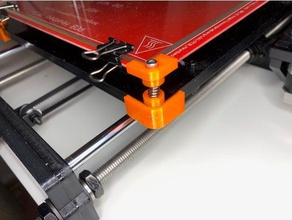 geeetech prusa i3 pro c glasbed centrier coin L'imprimante 3d de pièces 3d print model - Mito3D