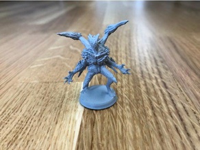 gloomhaven night demon games 28mm deamon dungeons dragons fantasy game mini miniature tabletop wargaming 3d print model - Mito3D