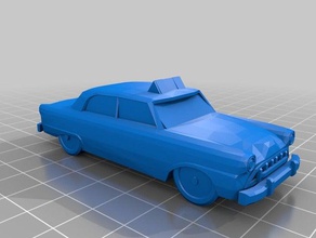 gaslands taxi cab models automotive car fallout 3 4 new vegas mad max osprey post-apocalyptic tabletop gaming wargaming wasteland 3d print model - Mito3D