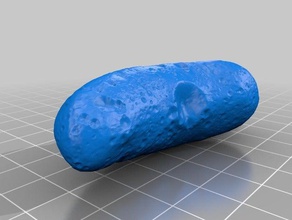 433 eros scaled one 500 thousand physics & astronomy asteroid matlab nea near shoemaker neo scale model 3d print model - Mito3D