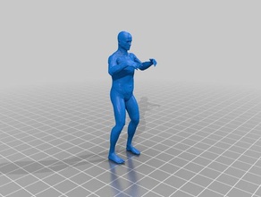 standing like tree holding balloon sculptures figurines male meditation qigong 3d print model - Mito3D