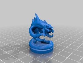 reefclaw mauvais serpent de crevettes jeux le monstre pathfinder rpg 3d print model - Mito3D