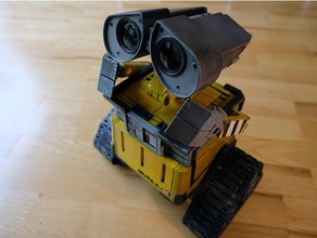 wall-e, el robot de réplica la robótica pixar wall-e wall e 3d print model - Mito3D