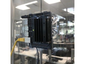 jetson nano montagem da ventosa computador vidro monte nvidia stick 3d print model - Mito3D