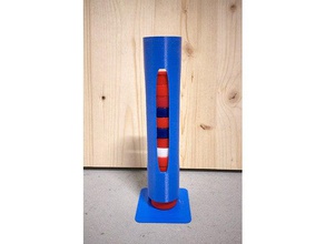 pet bottle cap dispenser tool holders & boxes airbrush airbrushing painting 3d print model - Mito3D