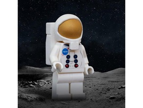 lego apollo-Helm Skulpturen apollo 11 astronaut minifig Raum 3d print model - Mito3D