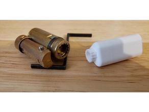lock screw retainer tailpiece removing tool diy lockpicking locksmith locksport 3d print model - Mito3D