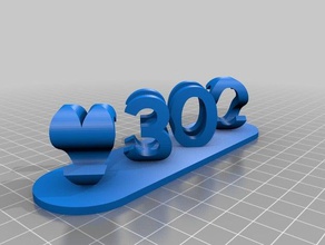 300 soleils les signes et logos personnalisé 3d print model - Mito3D