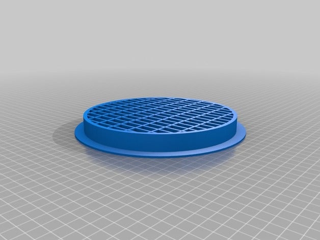 unten Entwurfs-ventilation grid-roll-top-vapor Schreibtisch Haushalt kundengebundene 3D print model - Mito3D