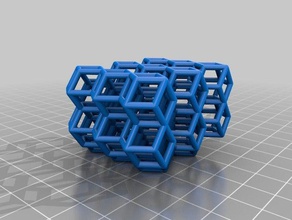 meine angepasste benutzerdefinierte geometrische Gitter Mathe-Kunst kundengebundene 3d print model - Mito3D
