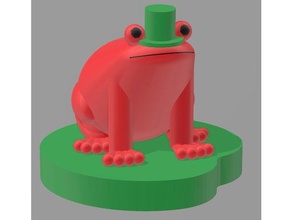 stockport s giant leap frog Skulpturen 3d print model - Mito3D
