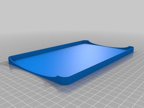 il mio personalizzati vassoio di fare telefono titolare all-purpose tray gadget su misura 3d print model - Mito3D