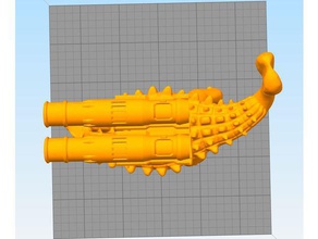 dinosaur big guns toys & games dino dinosaurio kids toy 3d print model - Mito3D